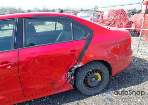 2012 Volkswagen Jetta 2.5L Se z USA, uszkodzony, nr VIN 3VWDX7AJ2CM312946